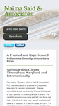 Mobile Screenshot of naimasaid.com