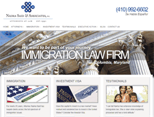 Tablet Screenshot of naimasaid.com